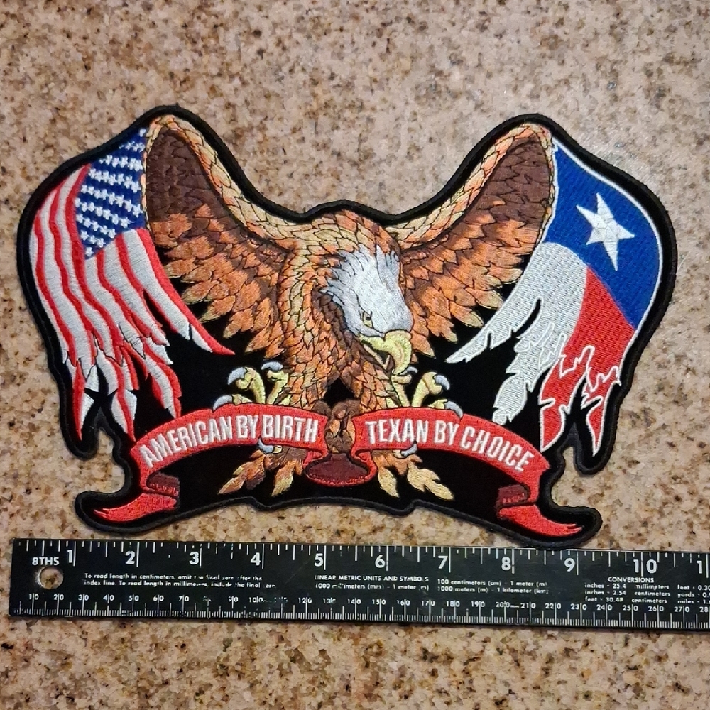 11" Iron On Patch
